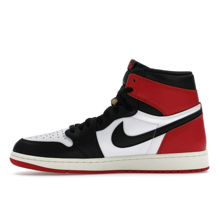 シューズ(男性用) Nike Air Jordan 1 Retro High Black Toe Jordan Men's 1 Retro High OG Black Toe Reimagined Basketball