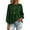 &095-Army Green, variant on Babydoll Peplum Sweatshirt for Women Long Sleeve Drop Shoulder Crew Neck Blouse Casual Daily Wear Top