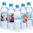 thumbnail image 2 of Decoración de cumpleaños de Frozen de Disney, pegatinas para botellas de fiesta de princesas Elsa y Anna, pegatinas para la reina de las nieves, fiesta feliz para baby shower, 2 of 5