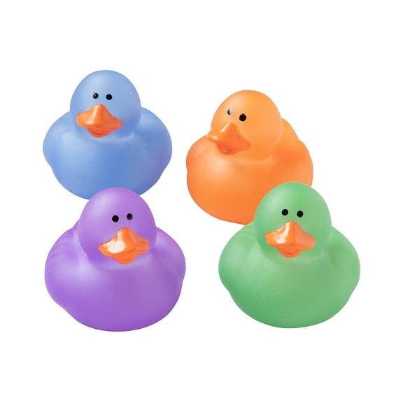 Fun Express Color-Changing Rubber Ducks - 12 Pc