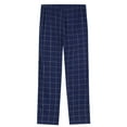 thumbnail image 6 of Vulcanodon Mens Plaid Sleep Pants, Cotton Pajama Pants with Pockets, Soft Lounge Pajama Bottoms for Men (Navy-plaid 01, Medium), 6 of 6