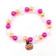 thumbnail image 1 of Decoraciones de Halloween, adornos de Halloween, regalos de Halloween, pulsera de calabaza naranja de Halloween con cuentas hechas a mano, pulsera de cuentas hechas a mano, 1 of 4