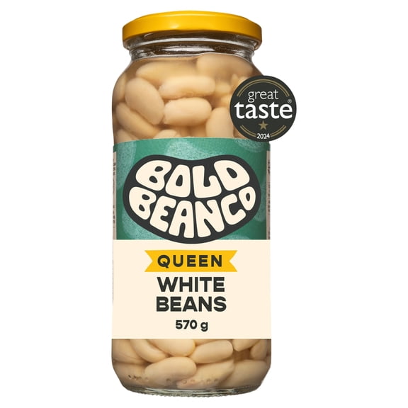 Bold Bean Co Queen Cannellini Beans 570g, Imported from Britain