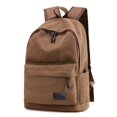 thumbnail image 1 of Large Capacity Canvas Backpack - Perfect for Junior High School Students & Outdoor Travelers!, 1 of 5