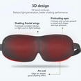 thumbnail image 4 of 3D Contoured Concave Molded Sleep Eye Mask - Light Blocking for Men and Women, 4 of 6