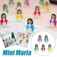 thumbnail image 2 of Mini PVC Virgin Mary Figurines for Decorating Car Interior, Party, Room, Desk or Bookshelf, Suitable for People of Different Beliefs, 2 of 9