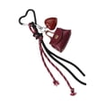 thumbnail image 3 of Heart Tassels Bows Beaded Braided Keychain Bag Charm Korean Styles Bags Pendant for Handbag Purse Backpack Accessories, 3 of 7