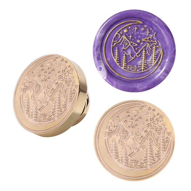 Wdftyju Luna lacre cera invitación Scrapbooking sello cabeza DIY Hobby herramientas (1) Wdftyju 4ar8ac4jt4fh9rf7D01