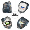 thumbnail image 5 of JIALIOU Mini Backpack Purse for Women Quilted Casual Daypack Small Travel Shoulder Bag, Beautiful Nebulae, 5 of 7