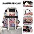 thumbnail image 3 of FORMRS Mini Backpack Purse for Women Travel Daypack Casual Shoulder Bag, Pink Shimmering Pattern, 3 of 7