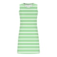 thumbnail image 6 of Women Dress Women's Summer Maxi Dress 2026 Women's Summer Fashion Printing Sleeveless V-Neck Dress Green S, 6 of 7