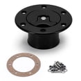 thumbnail image 2 of Billet Fuel Filler Neck Pop-Up Fuel Cell Gas Cap Flush Mount 6 Hole Universal, 2 of 4