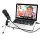 thumbnail image 2 of Trípode USB Anillo antiinterferencias Micrófono Reductor de ruido Mic Streaming Gaming Audio Tool Advancent EL5031-00B, 2 of 2