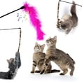 thumbnail image 4 of 35 Pcs Cat Toys Kitten Toys Assortments, Variety Catnip Toy Set Including 2 Way Tunnel, Cat Feather Teaser, Catnip Fish, Mice, Colorful Balls and Bells for Cat, Puppy, Kitty, 4 of 6