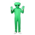 thumbnail image 2 of Adult Alien Jumpsuit Unisex With Headpiece Sci Fi Outfit For Halloween Party Cosplay, 2 of 4