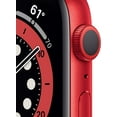 thumbnail image 3 of Restored Apple Watch Series 6 (GPS + Cellular, 44 mm) Red Aluminum Case with Red Sport Band Bundle 5 Bonus Bands, Charging Stand, Screen Protector, & 2 amp charger (Refurbished), 3 of 13