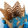 thumbnail image 3 of Diadema con Tiara Sunnimix Corona de Princesa Azul Cumpleaños 1er 2do, 3 of 7