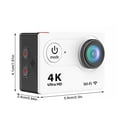 thumbnail image 2 of Cámara de acción con resolución 4K Videocámara HD de gran angular impermeable al aire libre Wifi Control remoto Deportes DV, Plata tholdsy EL5157-03B, 2 of 2