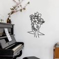 thumbnail image 5 of Abstract Minimalist Metal Wall Decor Woman Home Decor Room Decor Modern Metal Wall Decor Single Line Female Body Decor for Kitchen Living Room (Classic Style), 5 of 5