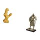 thumbnail image 5 of Escultura de gallo decorativa, figura de resina, estatua de caballero, figura coleccionable de escritorio, ideal para la familia, amigos y la oficina., 5 of 8