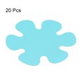 thumbnail image 3 of Uxcell 20 Packs Non Slip Stickers 3.94" Bath Shower Floor Flower Style Decals Blue, 3 of 7