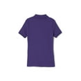 thumbnail image 2 of French Toast Girls School Uniform Short Sleeve Picot Collar Interlock Polo Shirt, 2 of 2