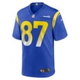 thumbnail image 2 of Men's Nike Davis Allen Royal Los Angeles Rams Home Game Jersey, 2 of 6