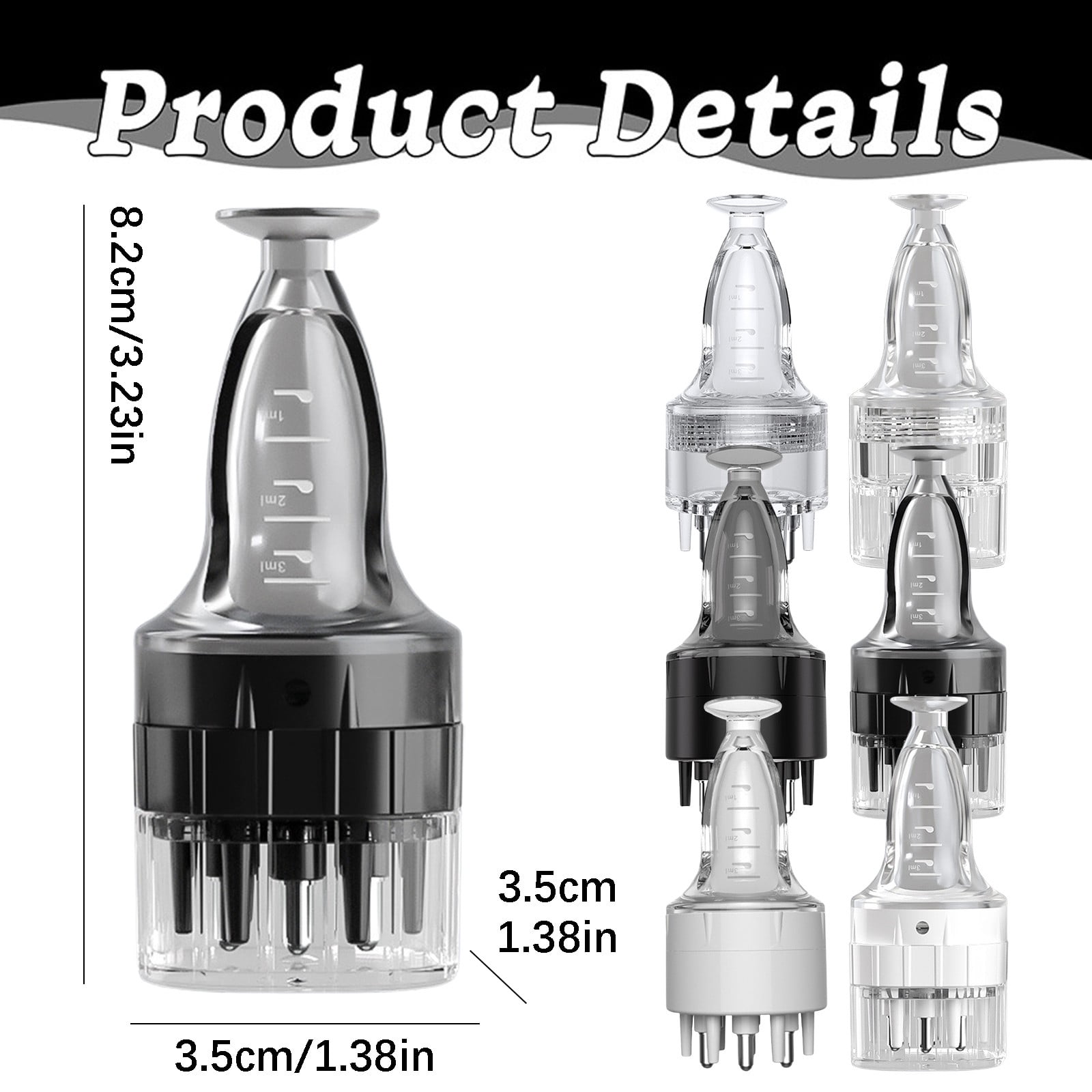 Scalp Oil Applicator Hair Oil Applicator Hair Serum Applicator Scalp Applicator Bottle Root Comb Scalp Massager Non Spill Precision Hair Care Tool Travel Use Reusable