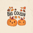 thumbnail image 4 of Inktastic Big Cousin Pumpkins with Fall Leaves Boys or Girls Baby T-Shirt, 4 of 5