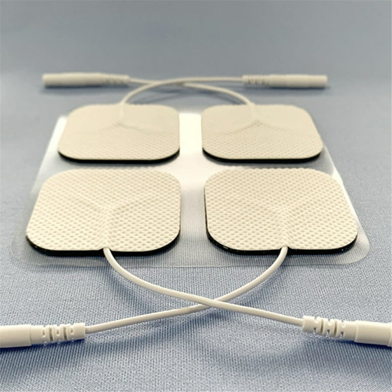 TENS Unit Replacement Pads 2”x2”, 20 Pcs TENS Electrode Pads for  Electrotherapy, Self-Adhesive TENS Pads for EMS Muscle Stimulation Machine,  Reusable
