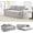 Light Grey, variant on YWEN 70.87" Boneless Loveseat Sofa, Modern 2-in-1 Convertible Sleeper Sofa, Comfy Cloud Loveseat Couch, Corduroy Small Boneless Couches for Living Room Small Space, Bedroom
