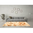 thumbnail image 3 of Ahgly Company Indoor Rectangle Abstract Orange Modern Area Rugs, 7' x 10', 3 of 4