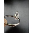 thumbnail image 2 of Diiro 2.00 CT Marquise Cut Moissanite Engagement Ring for Women, 14K Yellow Vermeil Gold, Solitaire Promise Ring, Leaf Basket Setting, Wedding Ring, 2 of 8