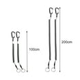 thumbnail image 6 of Anti-lost Rope Retractable with Keyring Carabiner Theftproof Coiled Spring Fishing Pliers Anti-lost Safety Lanyard Outdoor Accessories, 6 of 7