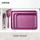 thumbnail image 5 of Set de Moldes para Hornear CAROTE 33-38-43 cm Violeta Real 3 Piezas, 5 of 8