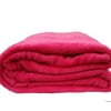 Coral Fleece Throw Blanket Soft Elegant Cover Queen Pink