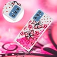 thumbnail image 2 of Case for Samsung Galaxy S23 FE, Galaxy S23 FE Case Cute Pink Glitter Luxury Sparkle Liquid Girls Women Quicksand Clear Soft TPU Protective Phone Case for Samsung Galaxy S23 FE Pink Butterfly, 2 of 10