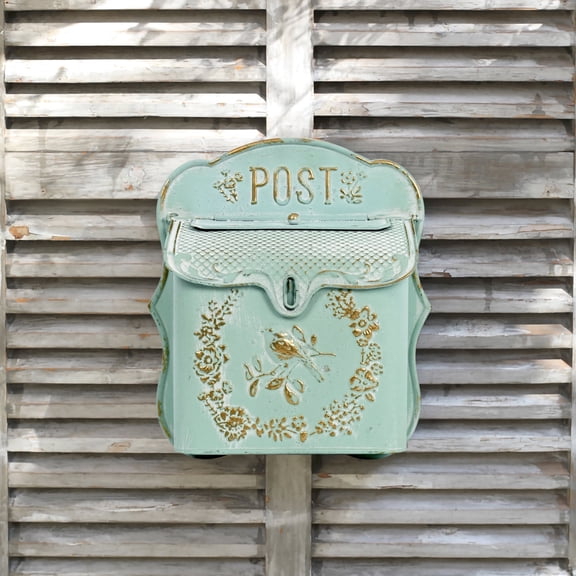 Vintage Mailboxes for Homes Wall Mount Mailbox for Outdoor,Side of House, Porch & Indoor Use,Perfect for Letters & Small Mail