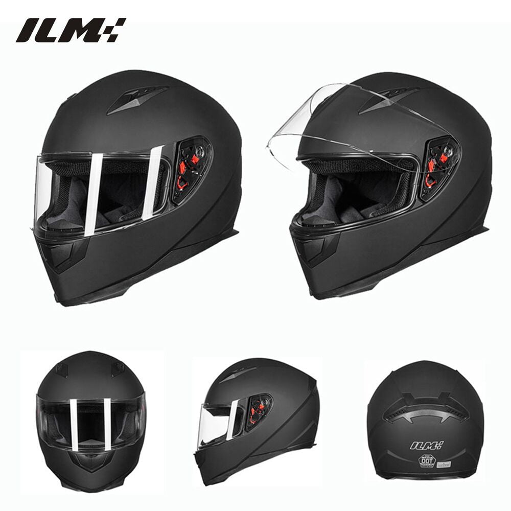 ilm full face motorcycle street bike helmet