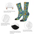 thumbnail image 3 of Fuzoiu pirates animals Print Athletic Crew Socks for Men & Women,Casual Crew Socks,Above Ankle Crew Socks for Business, Casual, 3 of 6