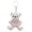 C, variant on Faux Pearl Bear Rabbit Keychain Pendant Handmade Braided Lightweight Charm Key Chain Backpack Bag Accessory