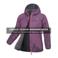 thumbnail image 7 of Little Donkey Andy Women's Lightweight Packable Puffer Jacket Insulated Winter Coat Water Resistant Hooded Outdoor Windbreaker for Hiking Traveling Camping, Type B Insulation Purple XS, 7 of 7