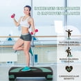 thumbnail image 4 of Fitvids Workout Step, 31" Aerobic Platform with 3 Level Adjustable Heights, Green Jasper, 4 of 7