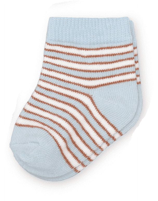 Carter's Child of Mine Baby Boys Crew Fox Socks, 6-Pack, 0-12M