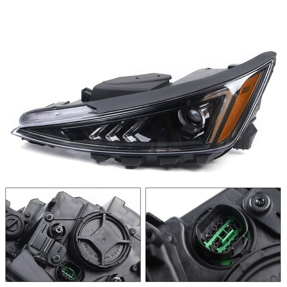 For 2019-2020 Hyundai Elantra SE/SEL NON-Value Edition/Eco/Limited/Sport Models Headlamp, Left Driver Side Halogen Headlight