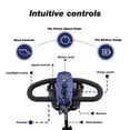thumbnail image 2 of Electric Powered 4 Wheel Wheelchair Device 2 Pcs 12AH Battery with Charger Basket, 2 of 7