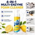 thumbnail image 3 of 4-in-1 Multi-Enzyme Foam Cleaner, 5oz All-Purpose Deep Cleaning Spray for Car Interior with Lemon Fresh Scent, Safe on Many Surfaces, 3 of 7