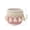 Pink, variant on Woven Storage Basket, Small Boho Storage Basket with Tassels, Polyester Rope Desk Organizer Basket for Cosmetics, Bathroom Vanity, and Bedroom Organization