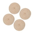 thumbnail image 1 of Posavasos para tazas, 4 unidades, posavasos circulares para mesa, posavasos para bebidas, rendimiento sólido Jadeshay A, 1 of 8