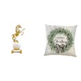 thumbnail image 1 of Estatua de caballo, estante para escritorio, oficina, decoración del hogar, figura de escritorio, adorno de resina con fina artesanía y creatividad, a, 1 of 8